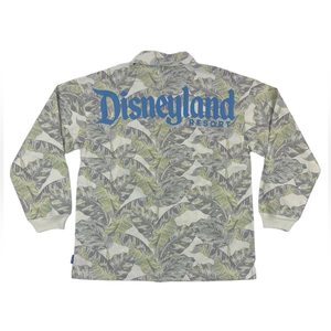 Disneyland Resort Spirit Jersey Shirt Jacket XL Tropical Palm Button Down NEW